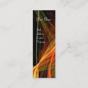 CRAZY FOTON MONOGRAM-Edelstein gelb Mini Visitenkarte