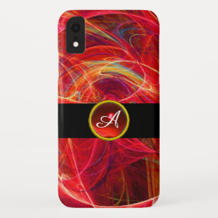 CRAZY FOTON YELLOW RED RUBY GEM MONOGRAM Abstrakt Case-Mate iPhone Hülle