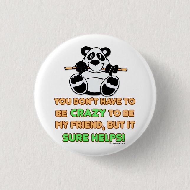 Crazy Friends Buttons (Vorderseite)