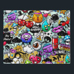 Crazy Frucht und Gemüse Graffiti Puzzle<br><div class="desc">Crazy Frucht und Gemüse Graffiti</div>