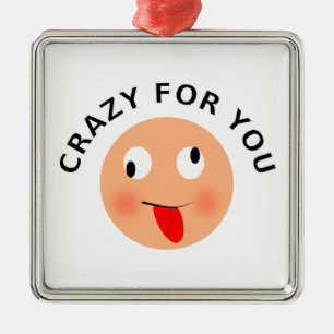 Crazy für Sie Silbernes Ornament