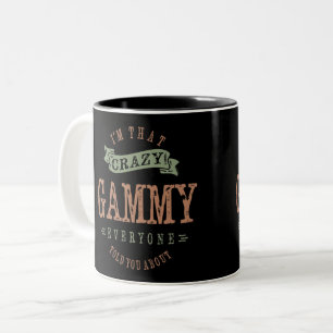 Crazy Gammy Zweifarbige Tasse