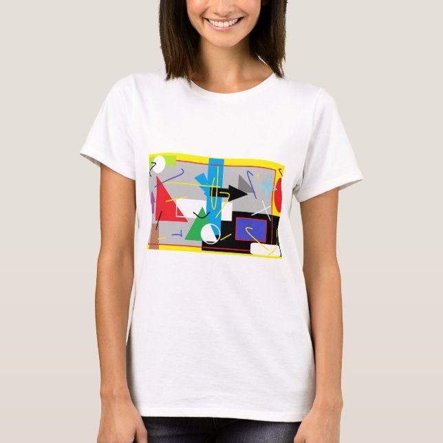 Crazy Geometry langärmeliges Shirt (Vorderseite)