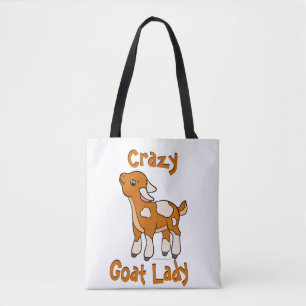 CRAZY GOAT LADY   von TotallyGoatally™ Tasche