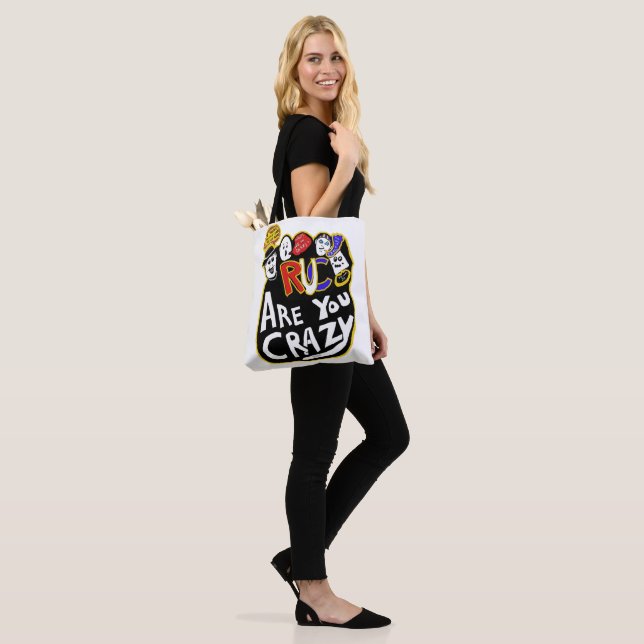 Crazy Good Vibes, lebendig Tasche (Am Model)