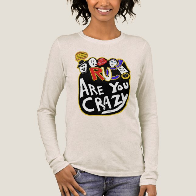 Crazy Good Vibes, Vibrant. Tri-Blend Shirt (Vorderseite)