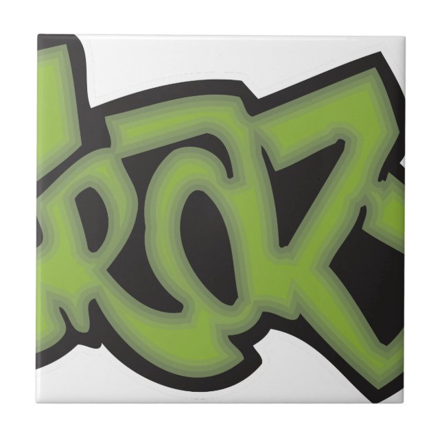 Crazy - Graffiti Fliese (Vorderseite)