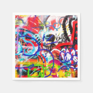 Crazy Graffiti Serviette
