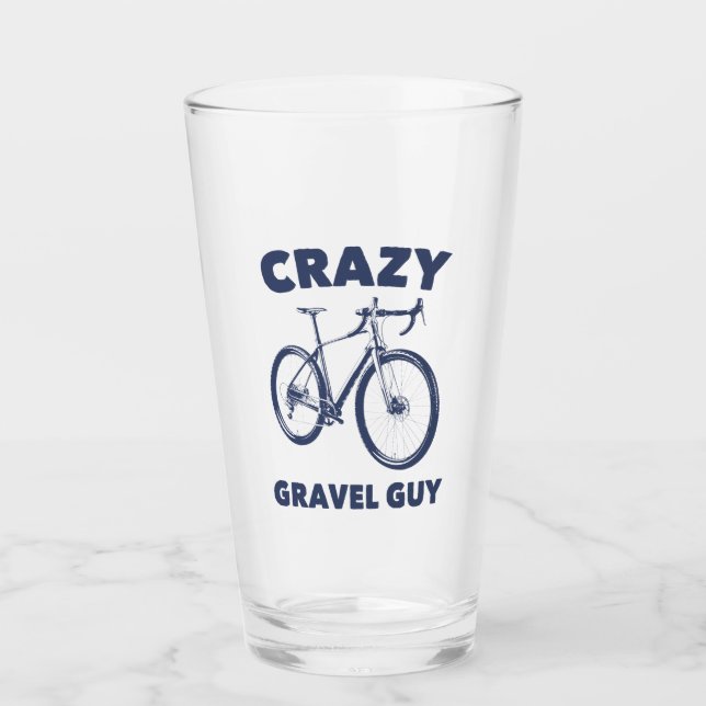 Crazy Gravel Typ Cycling Glas (Vorderseite)