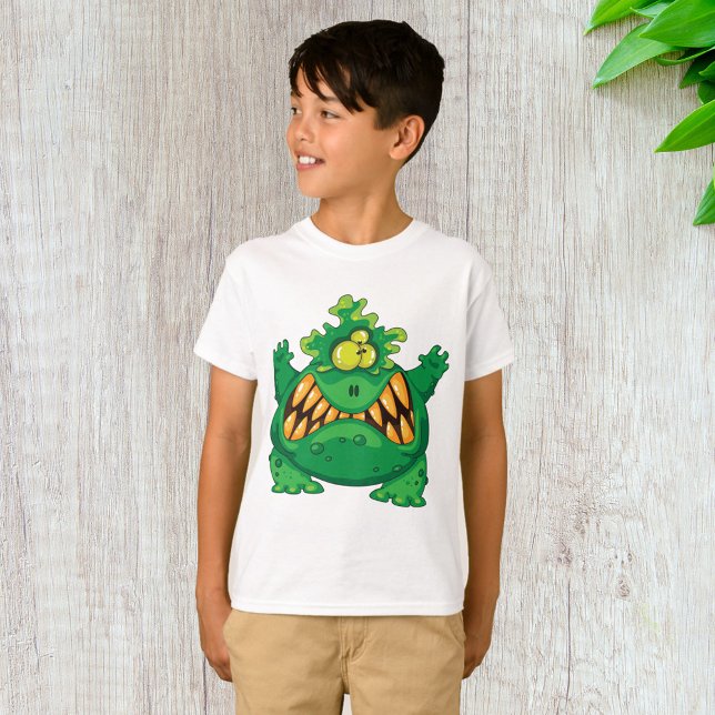 Crazy Green Monster T-Shirt (Von Creator hochgeladen)