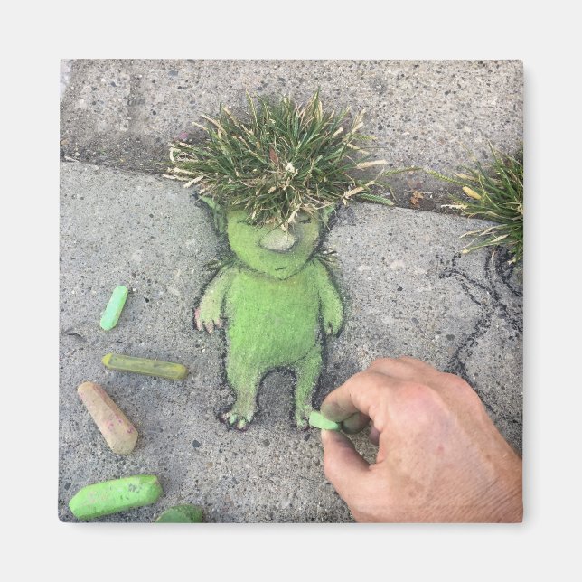 Crazy Hair Day Magnet (Vorne)