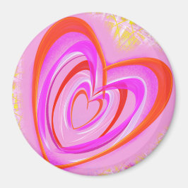 Crazy Heart by Power Blume Magnet