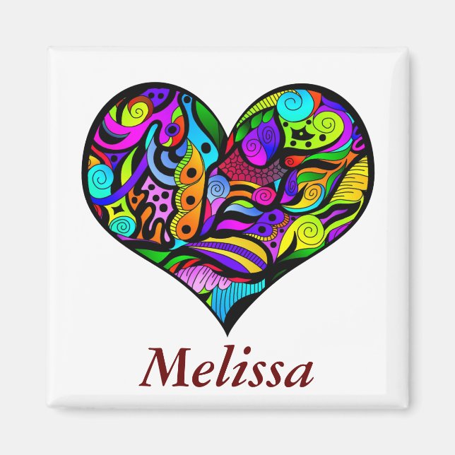 Crazy Heart Magnet (Vorne)