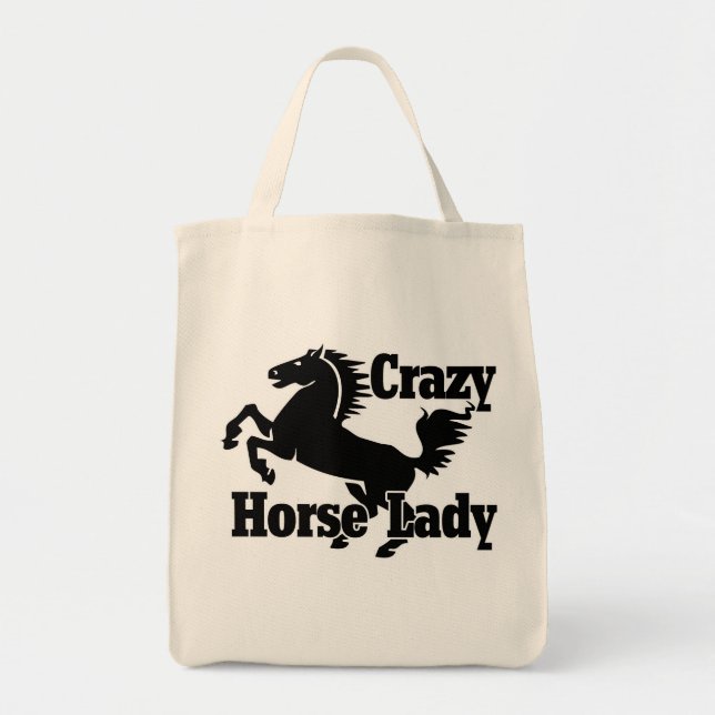 Crazy Horse Lady Tragetasche (Vorne)