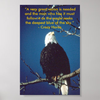 Crazy Horse Zitat Poster