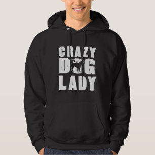 Crazy Husky Dog Lady Hoodie