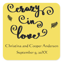 Crazy in Love - Sticker Carré