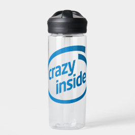 Crazy inside trinkflasche