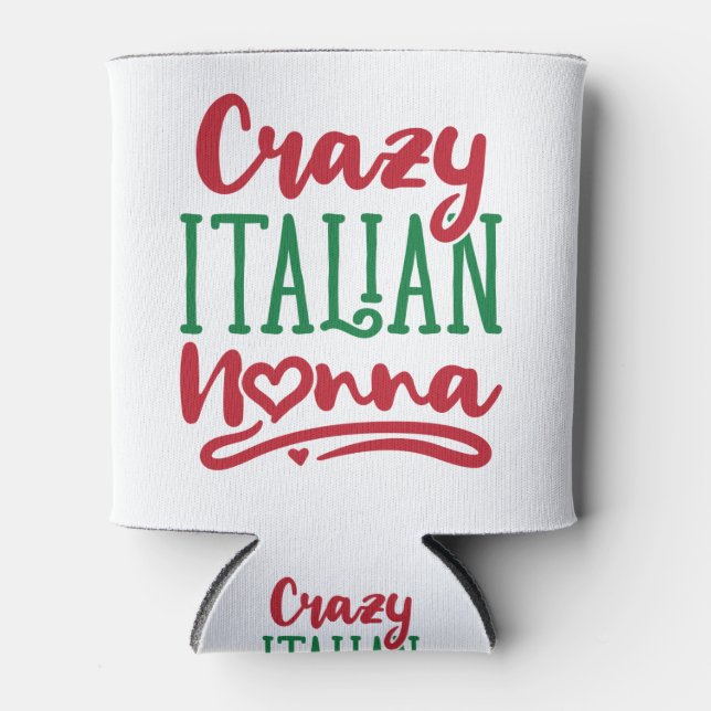 Crazy Italian Nonna Dosenkühler (Vorderseite)