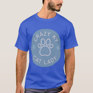 Crazy Kentucky Cat Lady T-Shirt