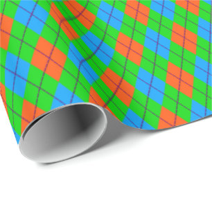 Crazy Kids Colors 08 Raute Geschenkpapier
