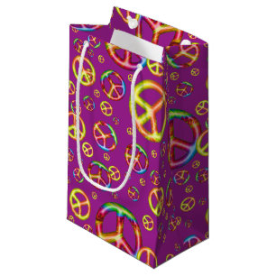 Crazy Kids Colours PEACE OUT Purple Cadeau Sac S