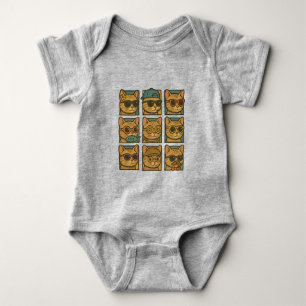 Crazy Kitty Club Baby Strampler