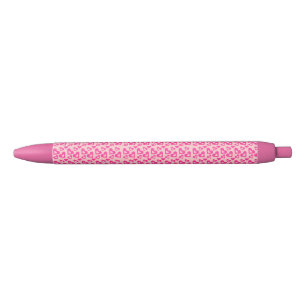 Crazy Light & Dark Pink Hearts Tinte Pen Kugelschreiber