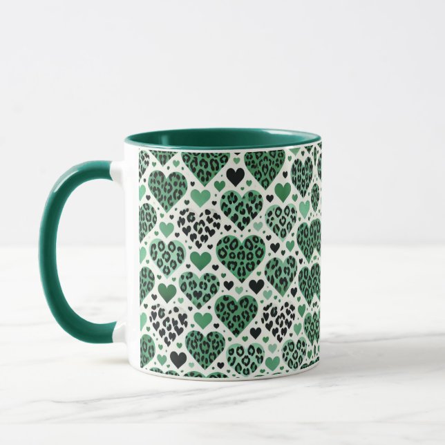 Crazy Love (Grün) Tasse (Links)