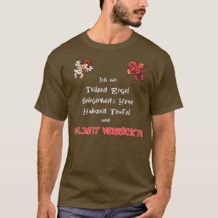 Crazy mit Teufel und Engel 1 T-Shirt