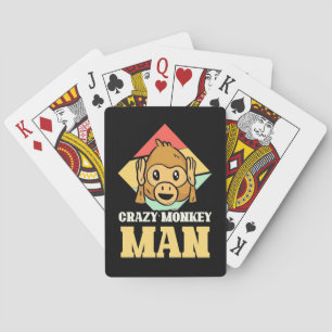 Crazy Monkey Man Spielkarten