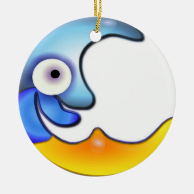 Crazy Moon Ornament (Vorne)