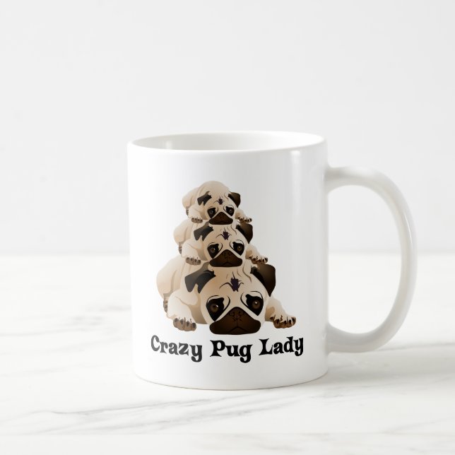 Crazy Mops Lady Kaffeetasse (Rechts)