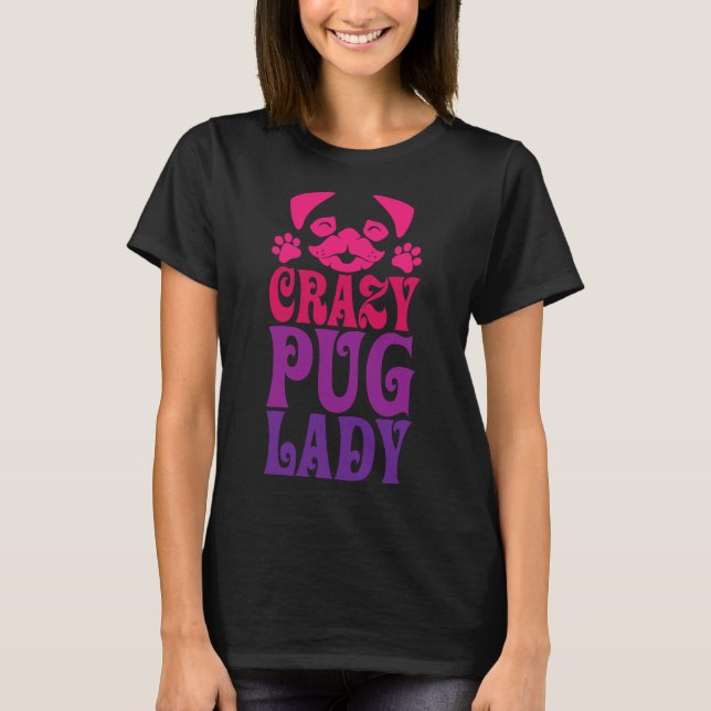 Crazy Mops Lady Pink Classic T - Shirt 287 (Vorderseite)