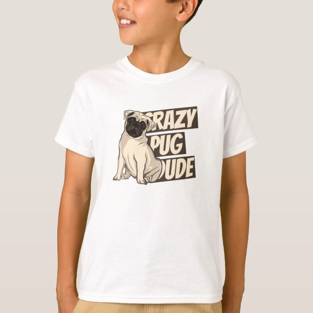Crazy Mops Typ T-Shirt (Vorderseite)