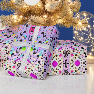 Crazy Notes Wrapping Paper Geschenkpapier