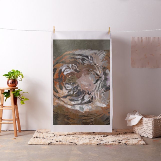 Crazy Paint - Tiger Stoff (Beispiel)