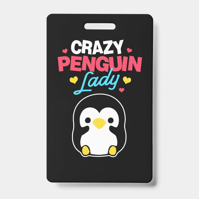 Crazy Penguin Lady Ausweis (Vorderseite)