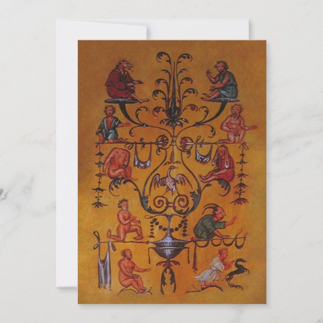 Crazy People ~ Einladungen (Vorderseite)