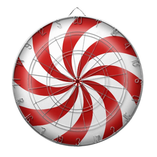Crazy Peppermint Candy Dart Board Dartscheibe (vorne)