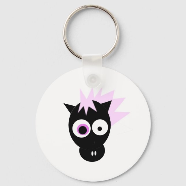 Crazy Pferd Schlüsselanhänger (Vorderseite)