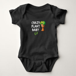 Crazy Pflanze Baby, Niedliche Pflanze, Baby Natura Baby Strampler