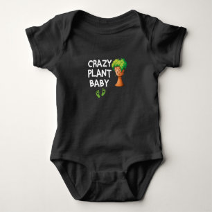 Crazy Pflanze Baby, Niedliche Pflanze, Baby Natura Strampler