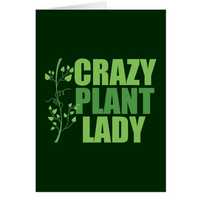 Crazy Pflanze Lady (Vorne)