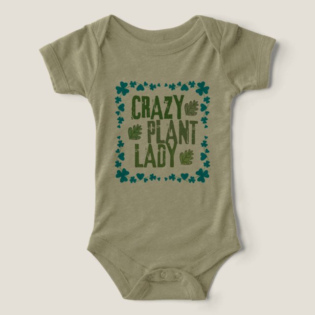 Crazy Pflanze Lady (Design Vorderseite)