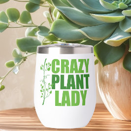 Crazy Pflanze Lady Niedlich Green Botanist