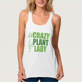 Crazy Pflanze Lady Women Tank Top