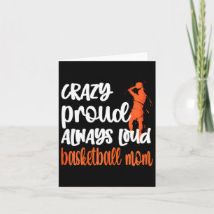 Crazy Proud immer Loud Bysketbyll Mama Bysketbyll Karte