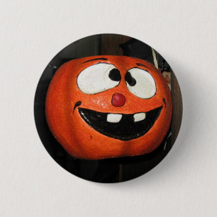 Crazy Pumpkin Button