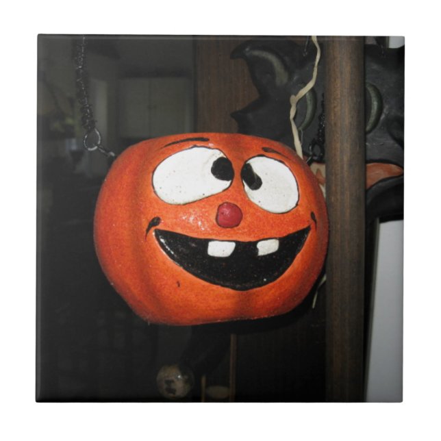 Crazy Pumpkin Fliese (Vorderseite)